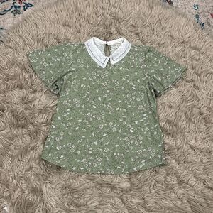 Faith and Joy collared blouse size medium